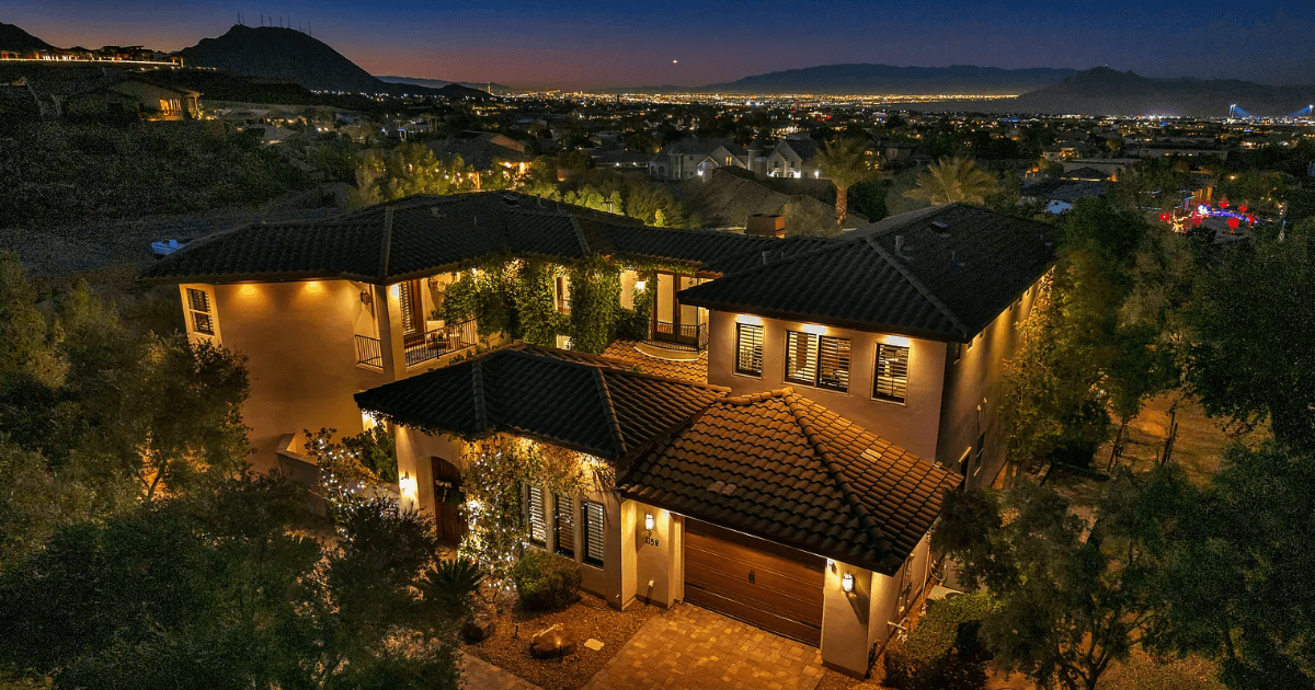 $3,900,000 Estate Hits the Market in Henderson’s Canyon Hills