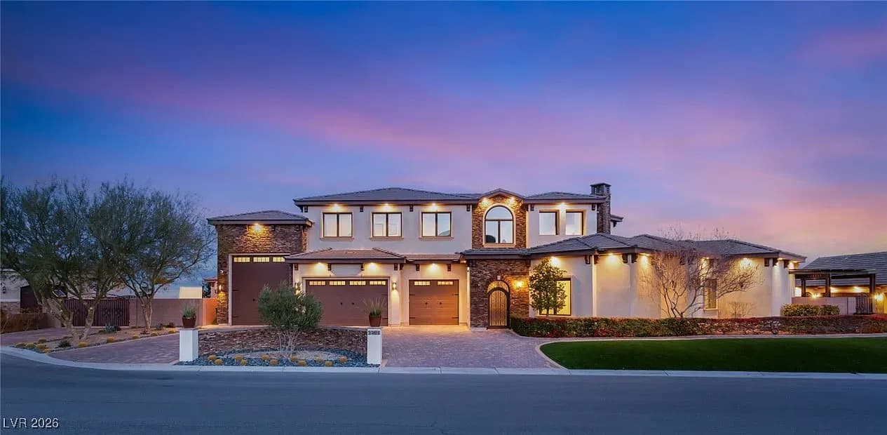 5764 Aspen Falls Cir: A $3M Northwest Las Vegas Estate With Strip Views and Serious Presence