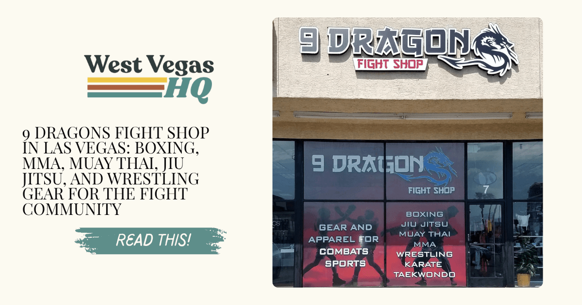 9 Dragons Fight Shop in Las Vegas: Boxing, MMA, Muay Thai, Jiu Jitsu, and Wrestling Gear for the Fight Community