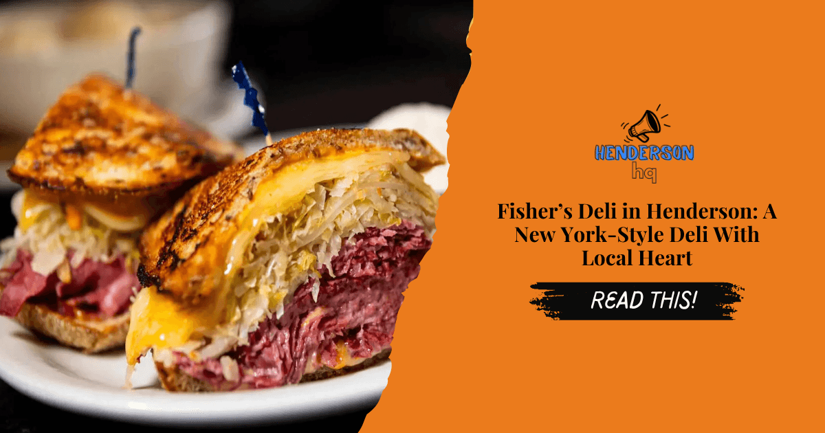 Fisher’s Deli in Henderson: A New York-Style Deli With Local Heart