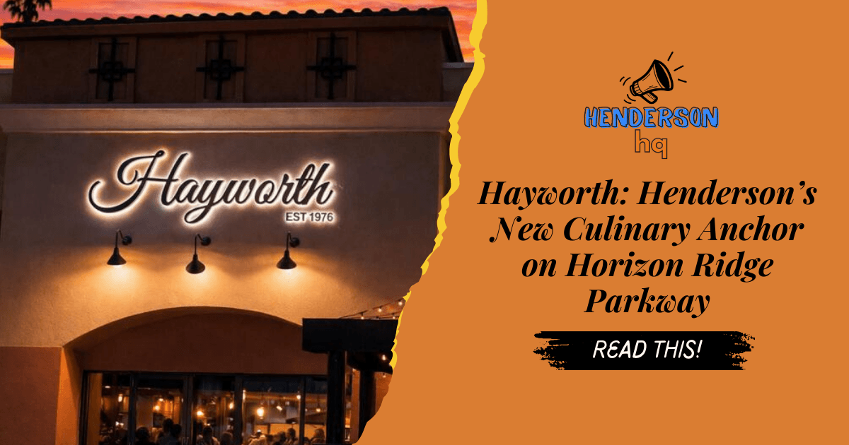 Hayworth Brings Star Power and Soulful Flavor to Henderson