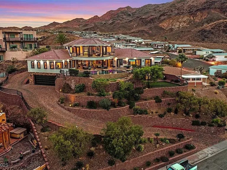 Hillside Luxury at 503 Aaron Way Offers Panoramic Lake Mead Views