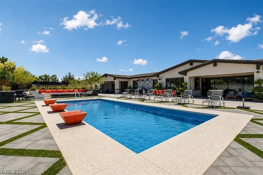Lone Mountain Luxury Home for Sale: 7780 Hickam Ave Delivers Resort-Style Living on Over Half an Acre