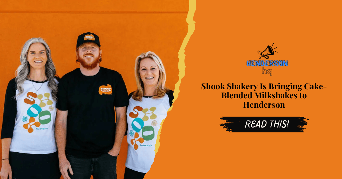 Shook Shakery Is Bringing Cake-Blended Milkshakes to Henderson