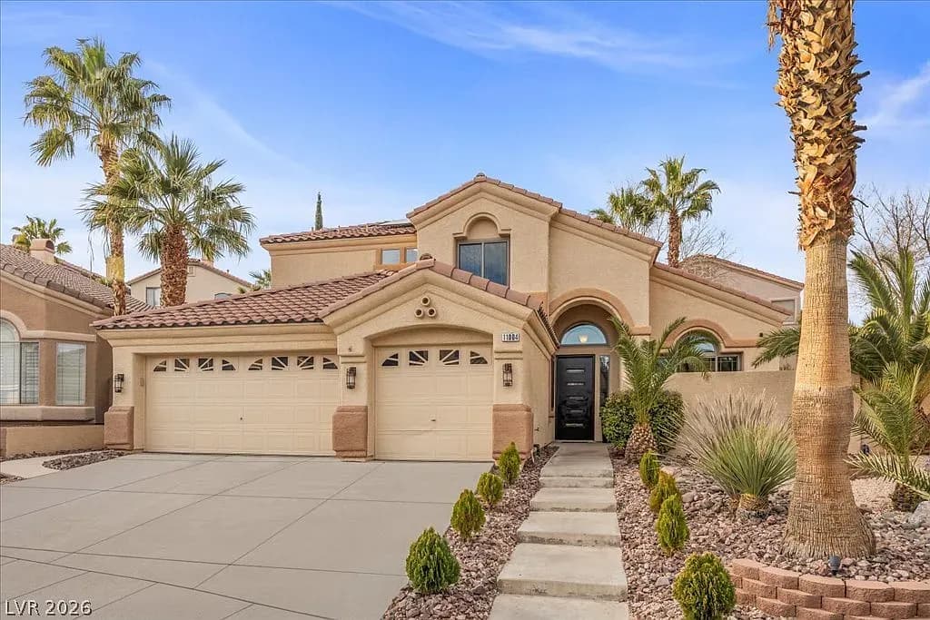 Summerlin Home for Sale: 11004 Cliff Swallow Ave Offers Gated Living, Poolside Comfort, and Red Rock Convenience