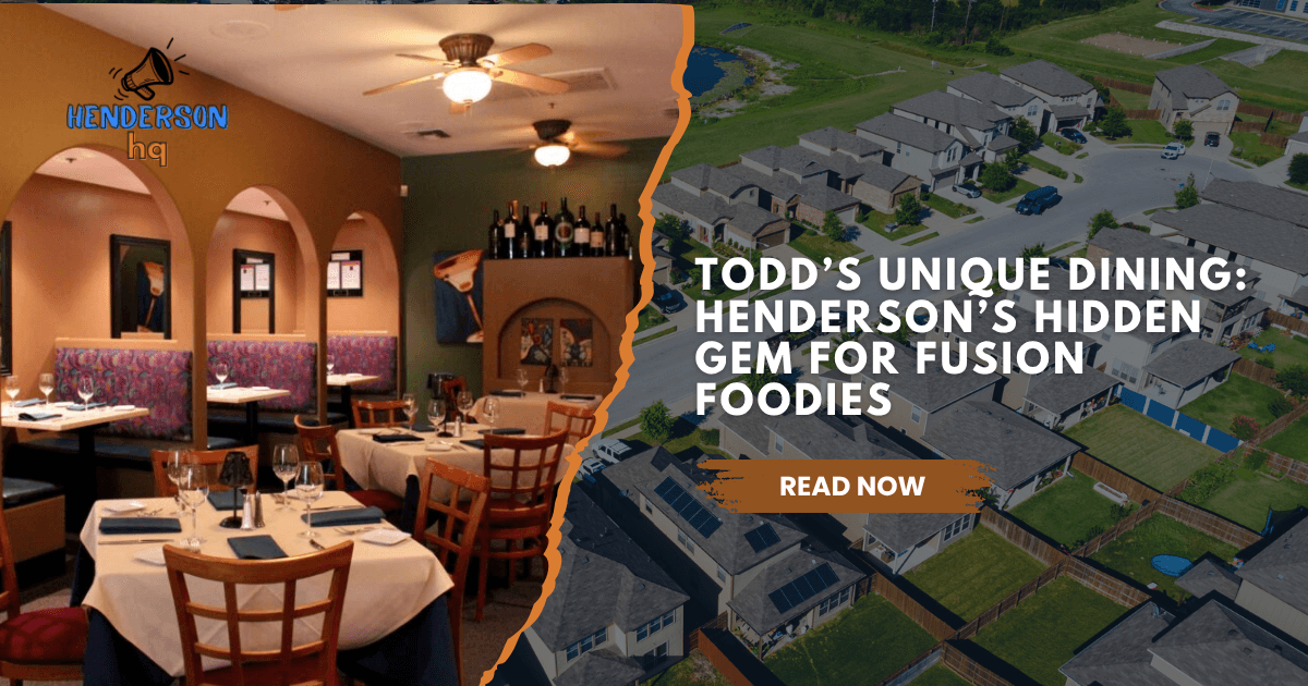Todd’s Unique Dining: Henderson’s Hidden Gem for Fusion Foodies
