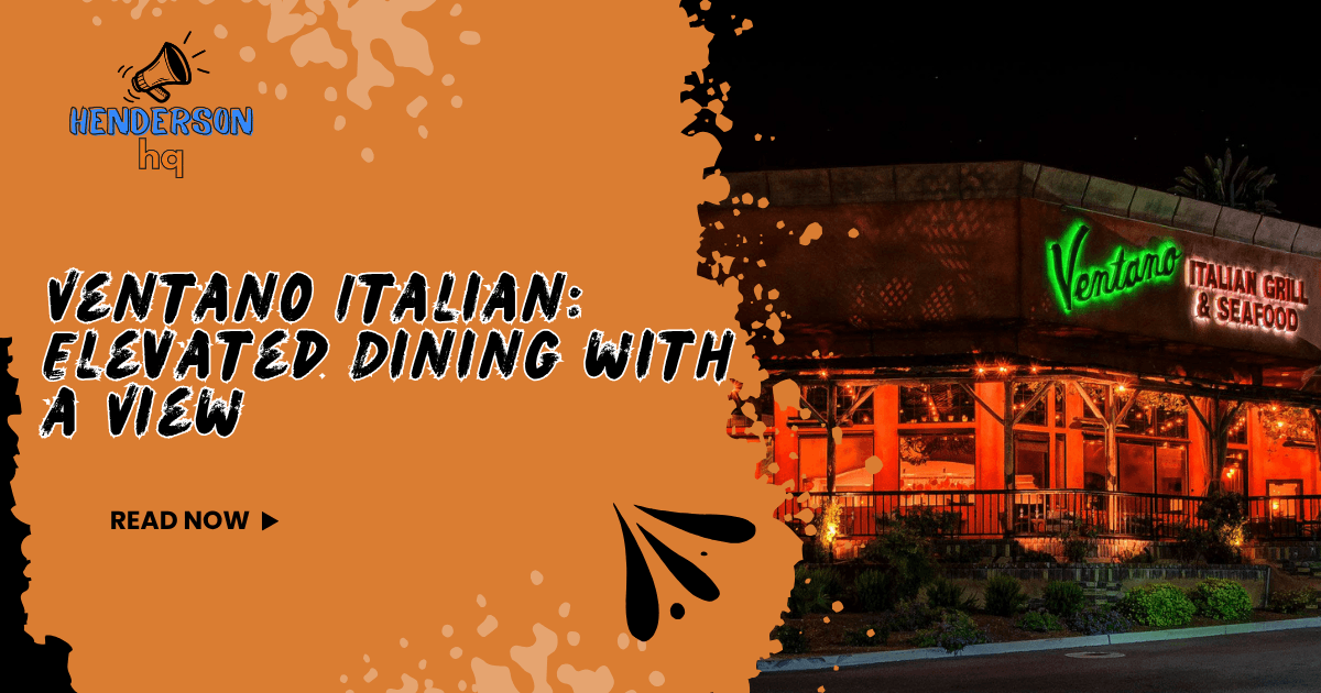 Ventano Italian: Elevated Dining with a View