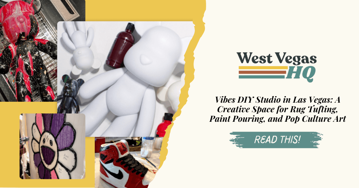 Vibes DIY Studio in Las Vegas: A Creative Space for Rug Tufting, Paint Pouring, and Pop Culture Art